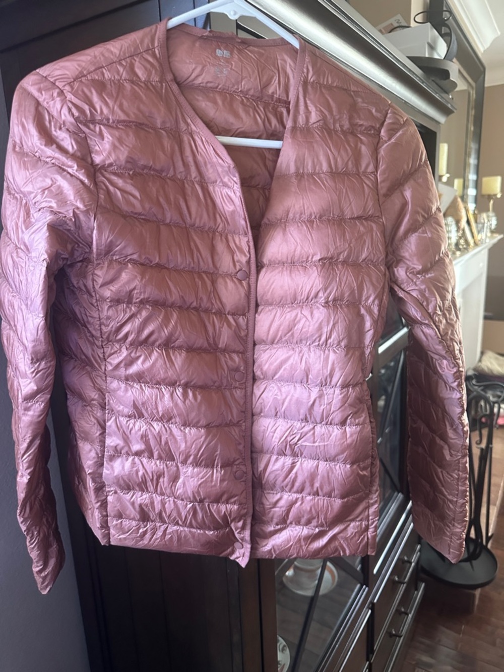 Uniqlo Ultra Light Down Mauve Puffer Jacket